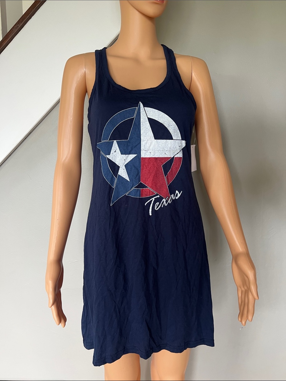 Women’s Navy Texas Graphic Tank Dress